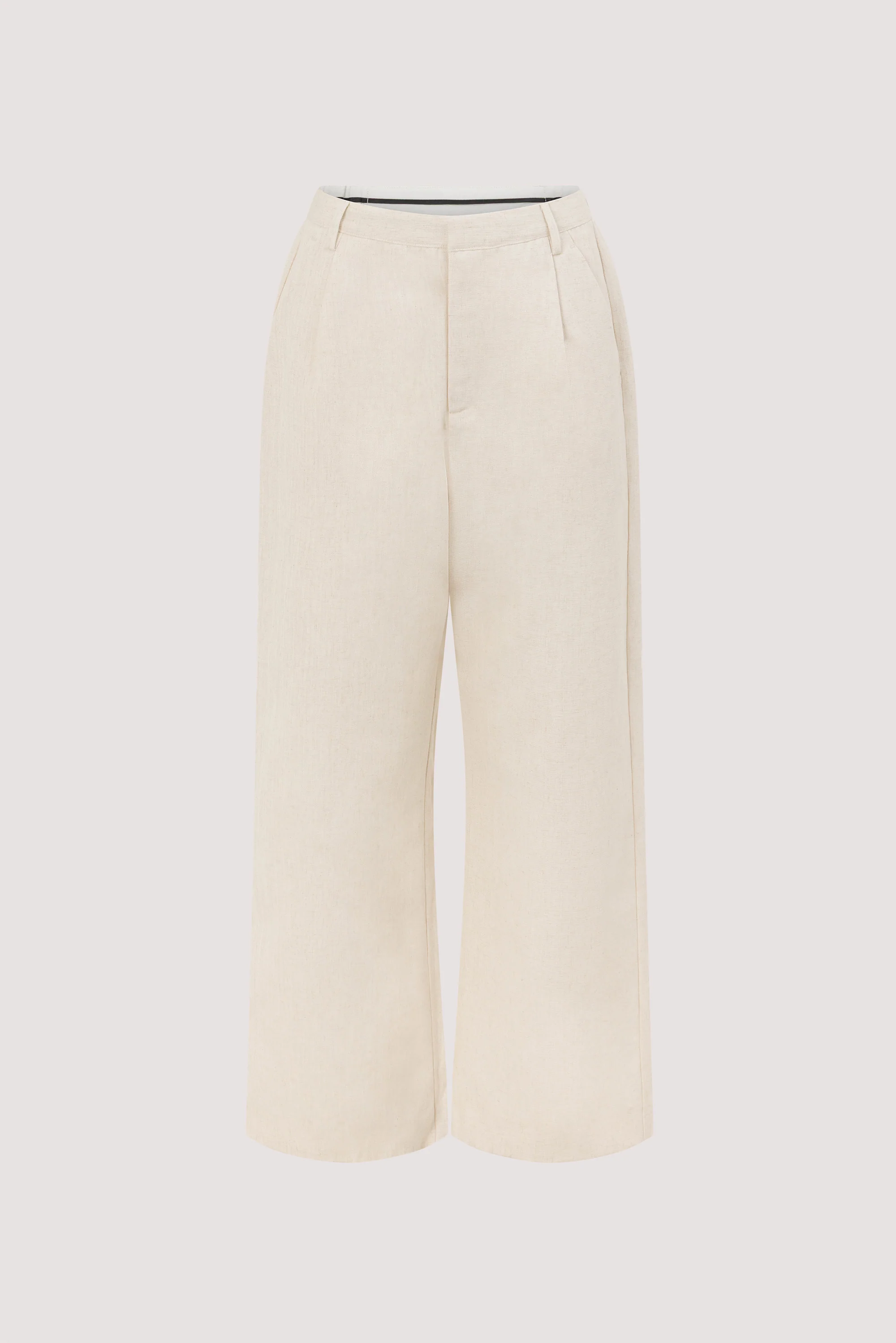 ROSALIE CREAM MARLE TAILORED PANT - Image 6