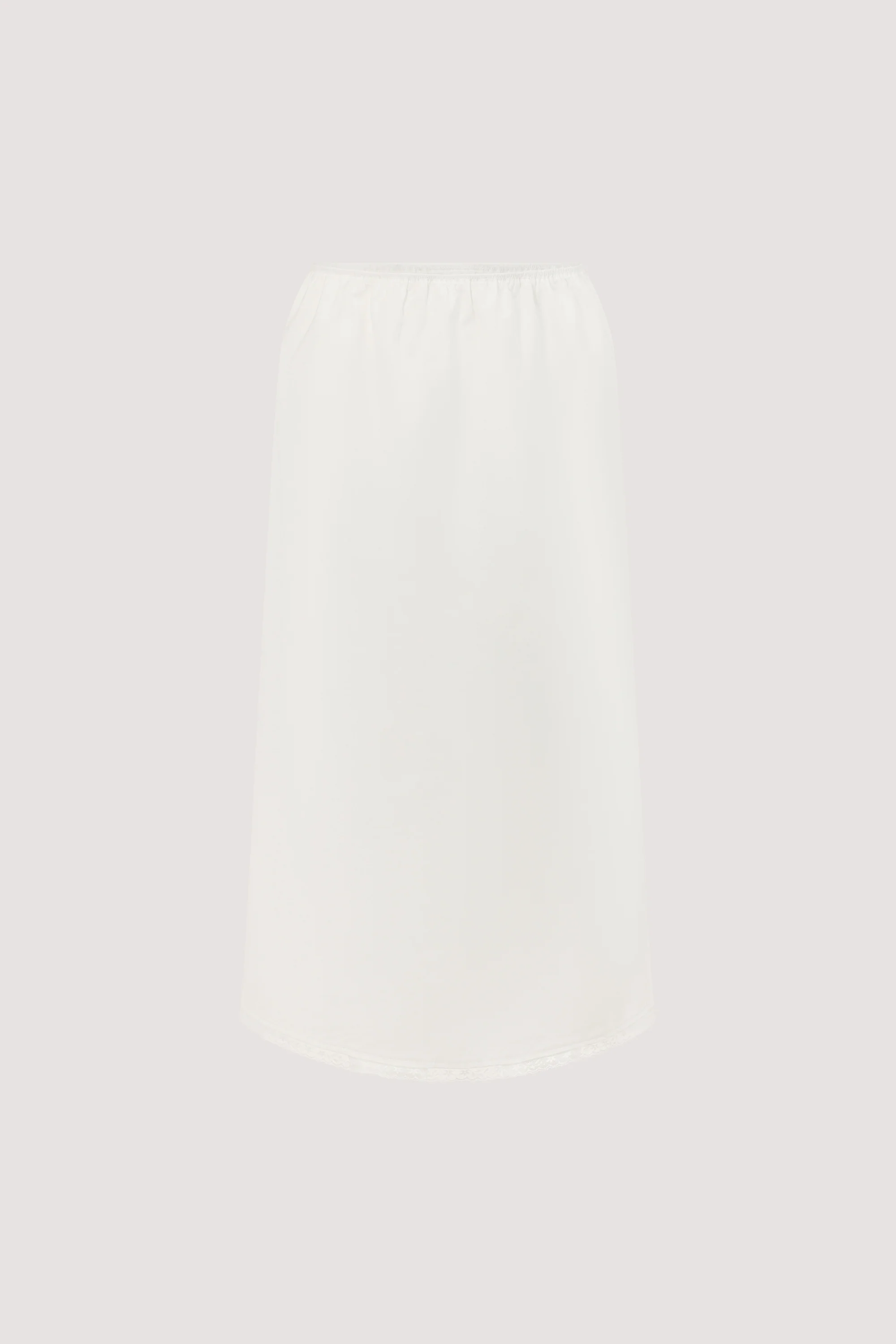 ROSIN WHITE KNEE LENGTH SKIRT - Image 10
