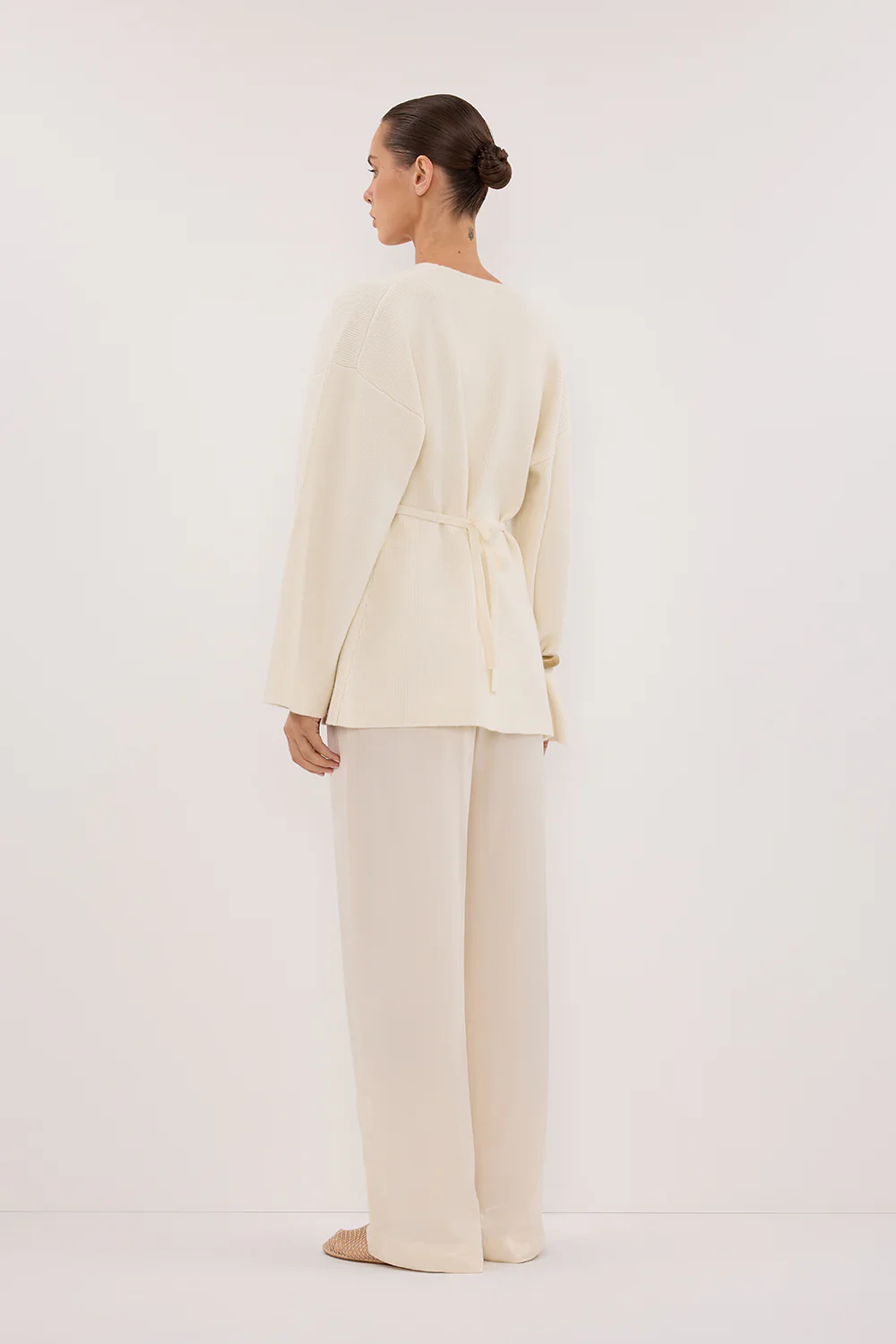 SCOUT CREAM LONG SLEEVE KNIT TOP - Image 4