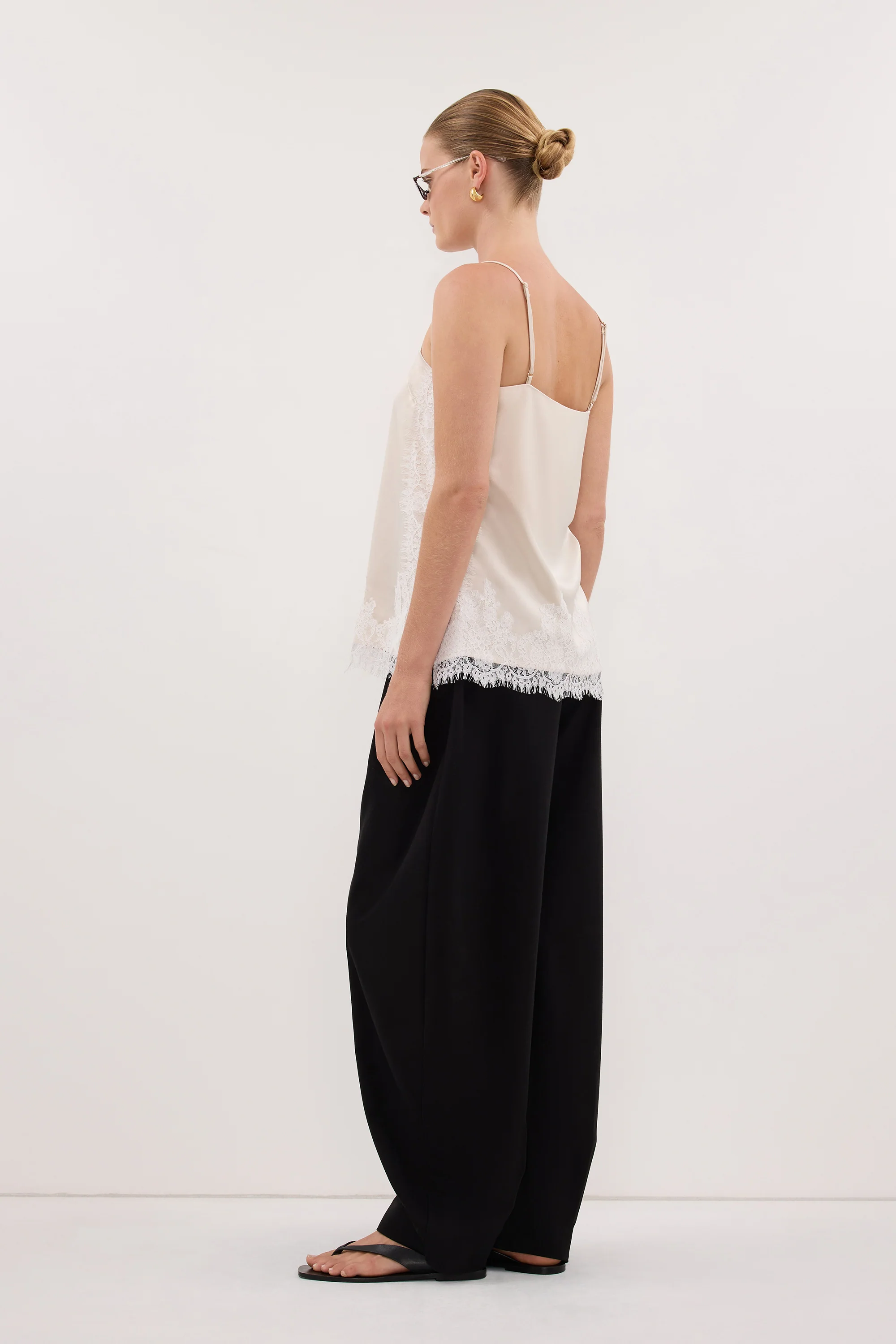 SELENE OYSTER SATIN CAMI - Image 4