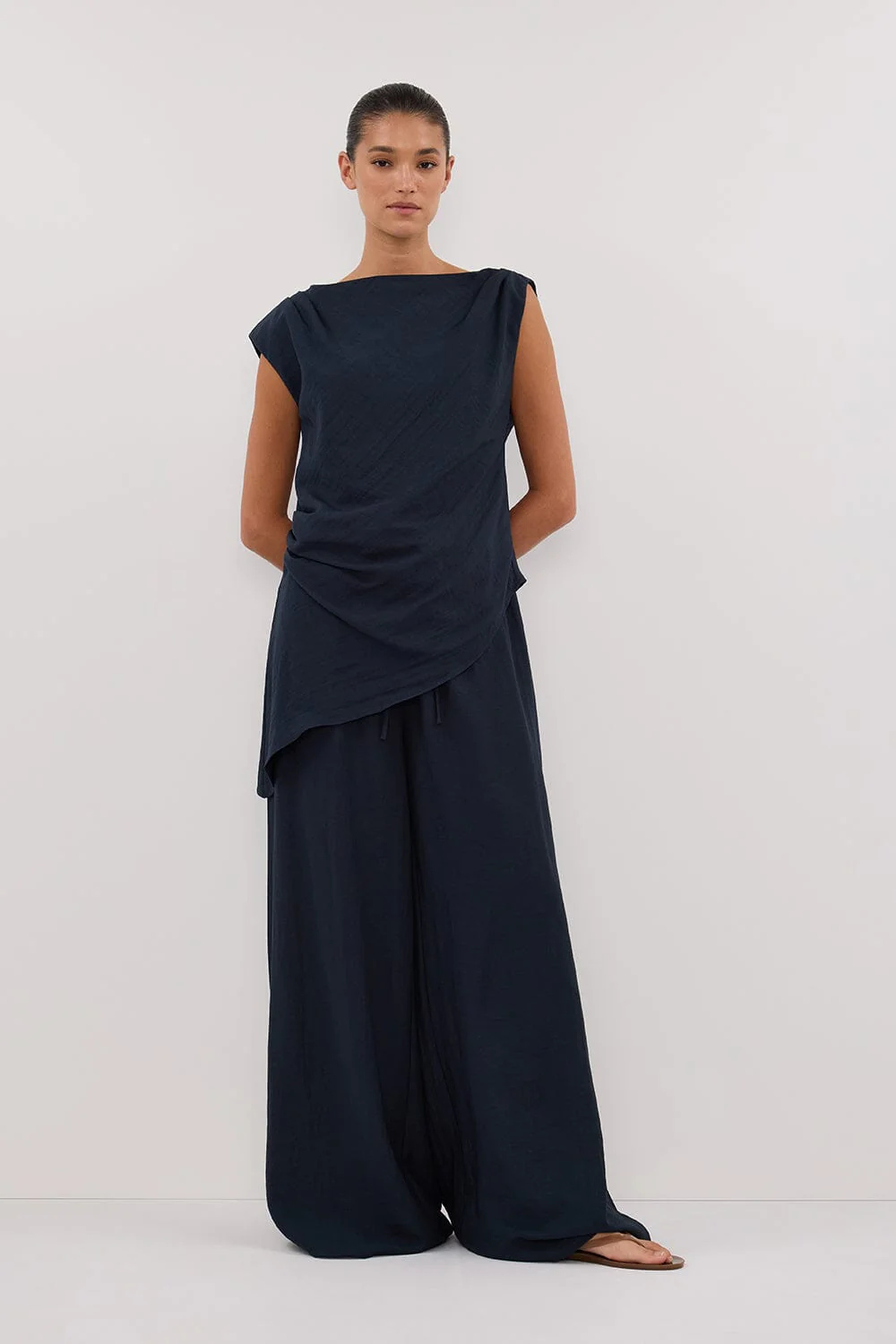SHYLA SLATE ASYM TOP