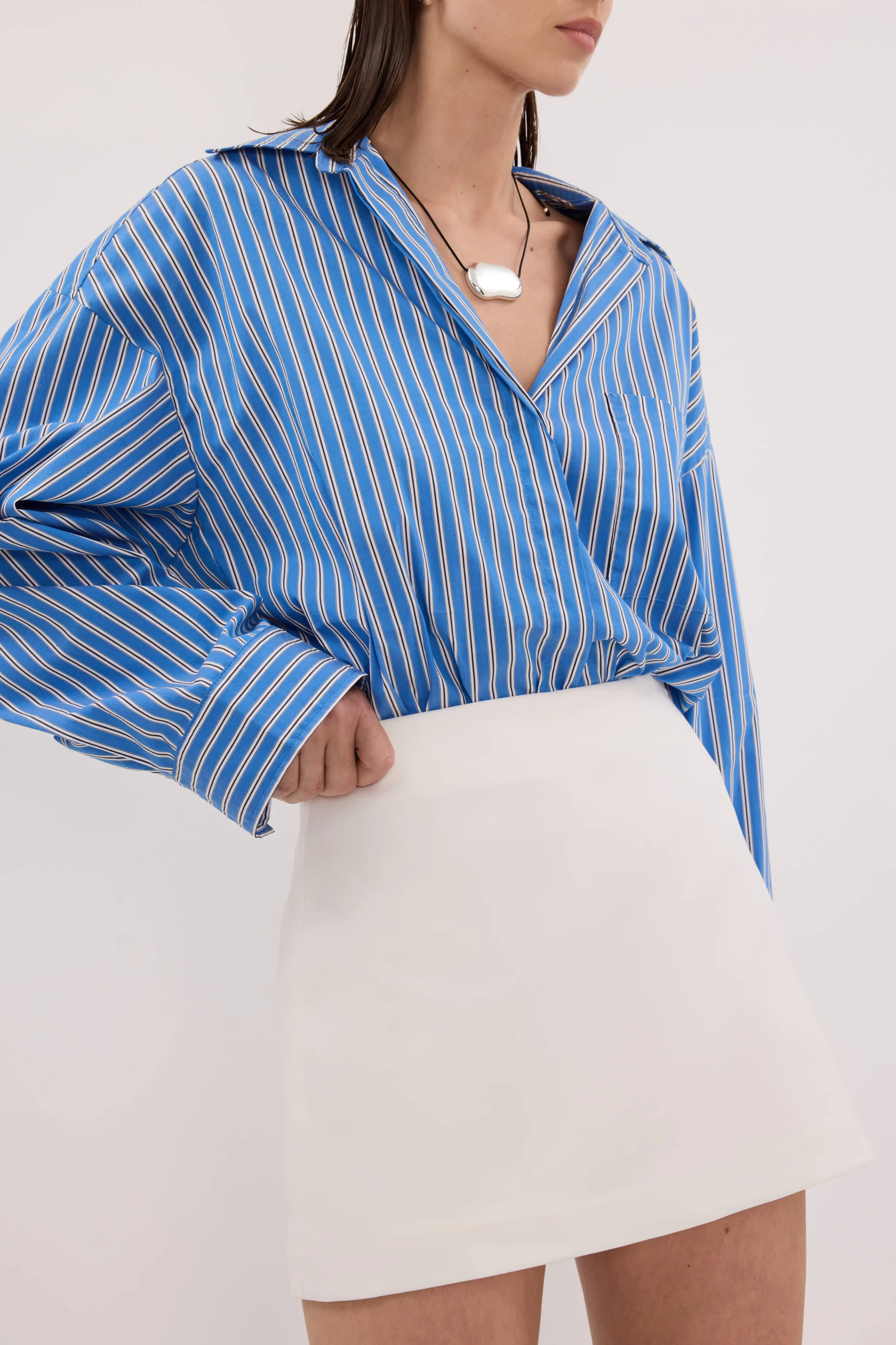 SOHO WHITE TAILORED SKORT - Image 5