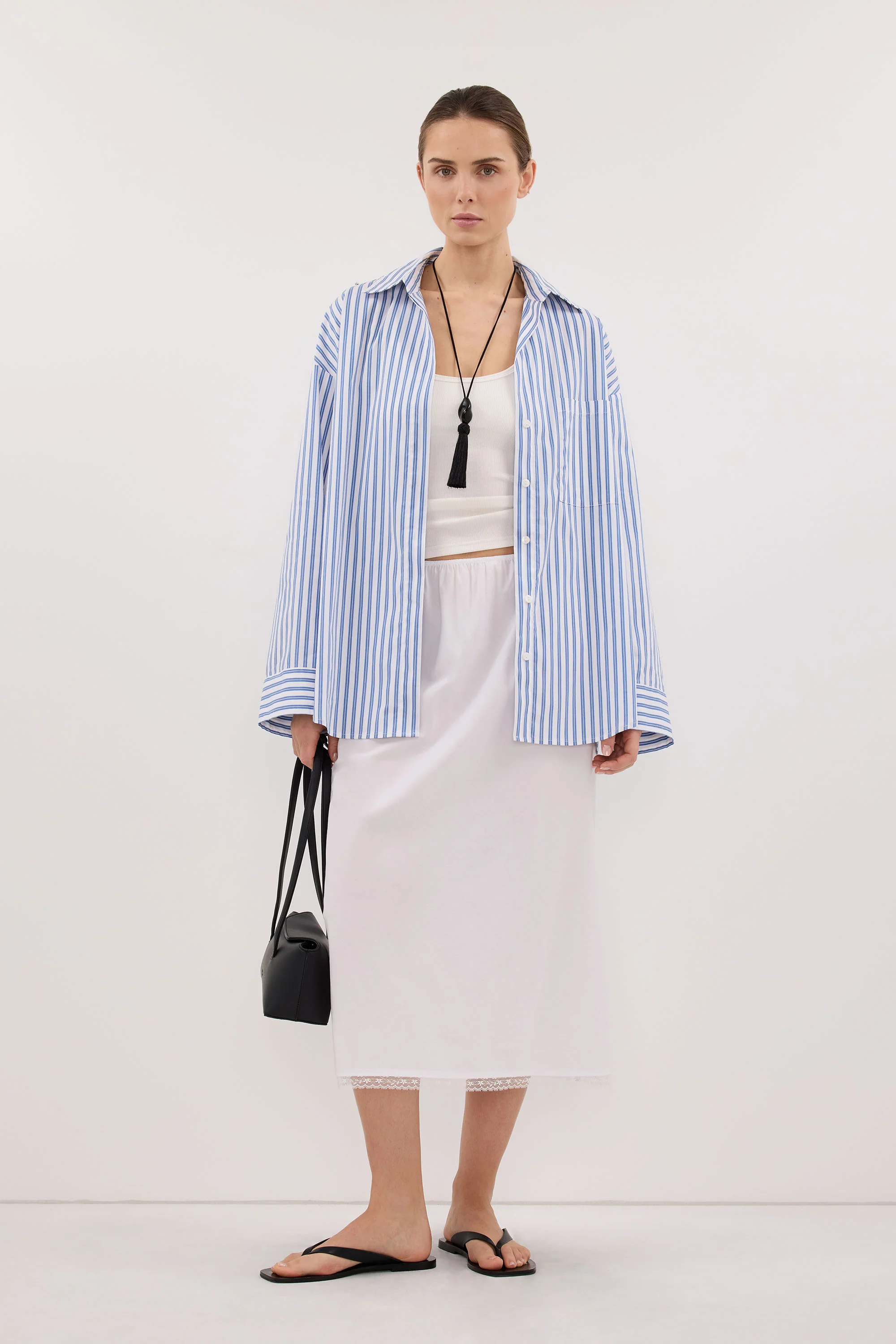 TALISE BLUE STRIPE SHIRT - Image 6