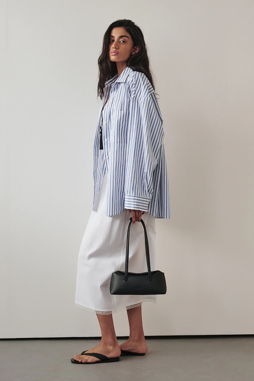 TALISE BLUE STRIPE SHIRT - Image 8