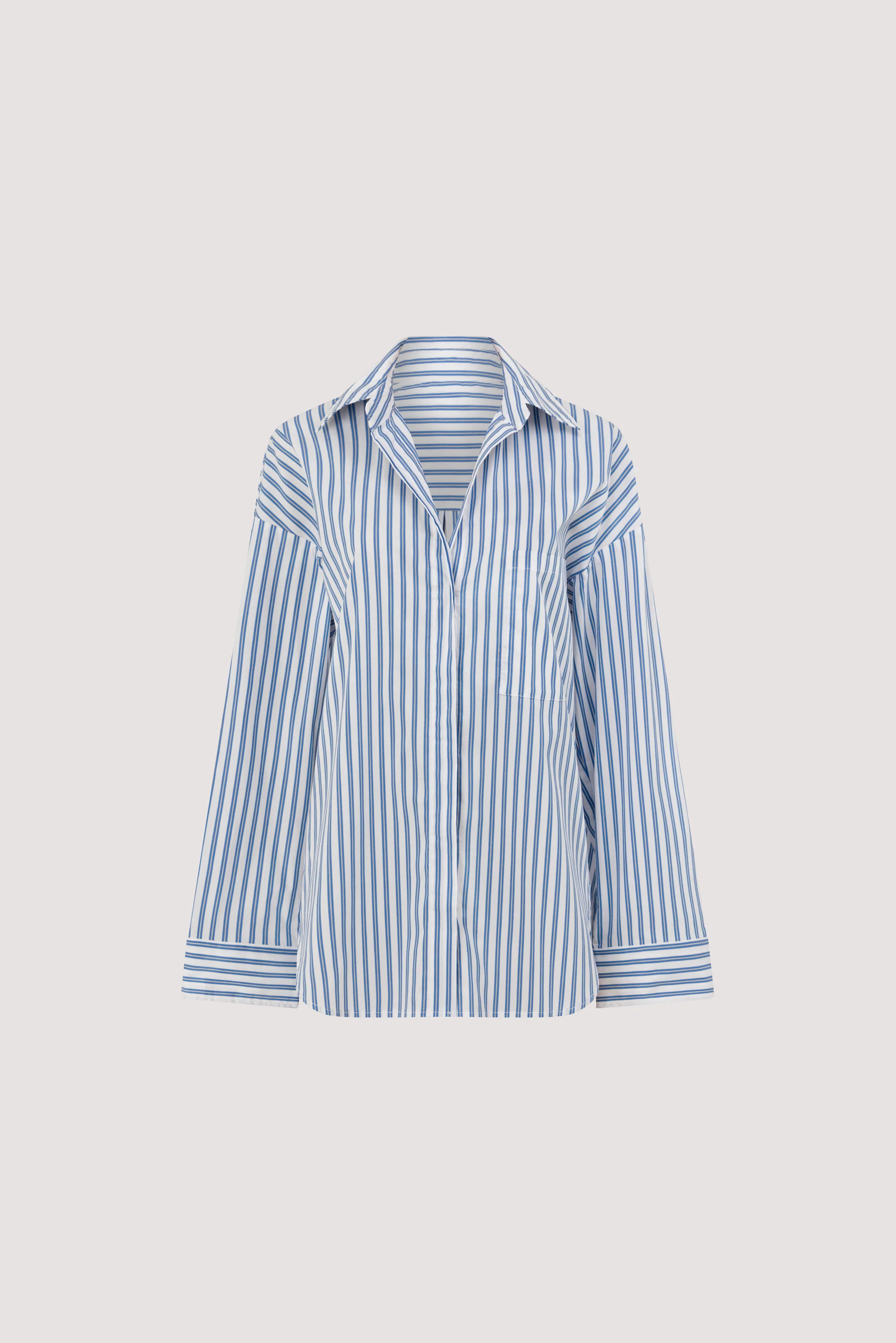 TALISE BLUE STRIPE SHIRT - Image 9