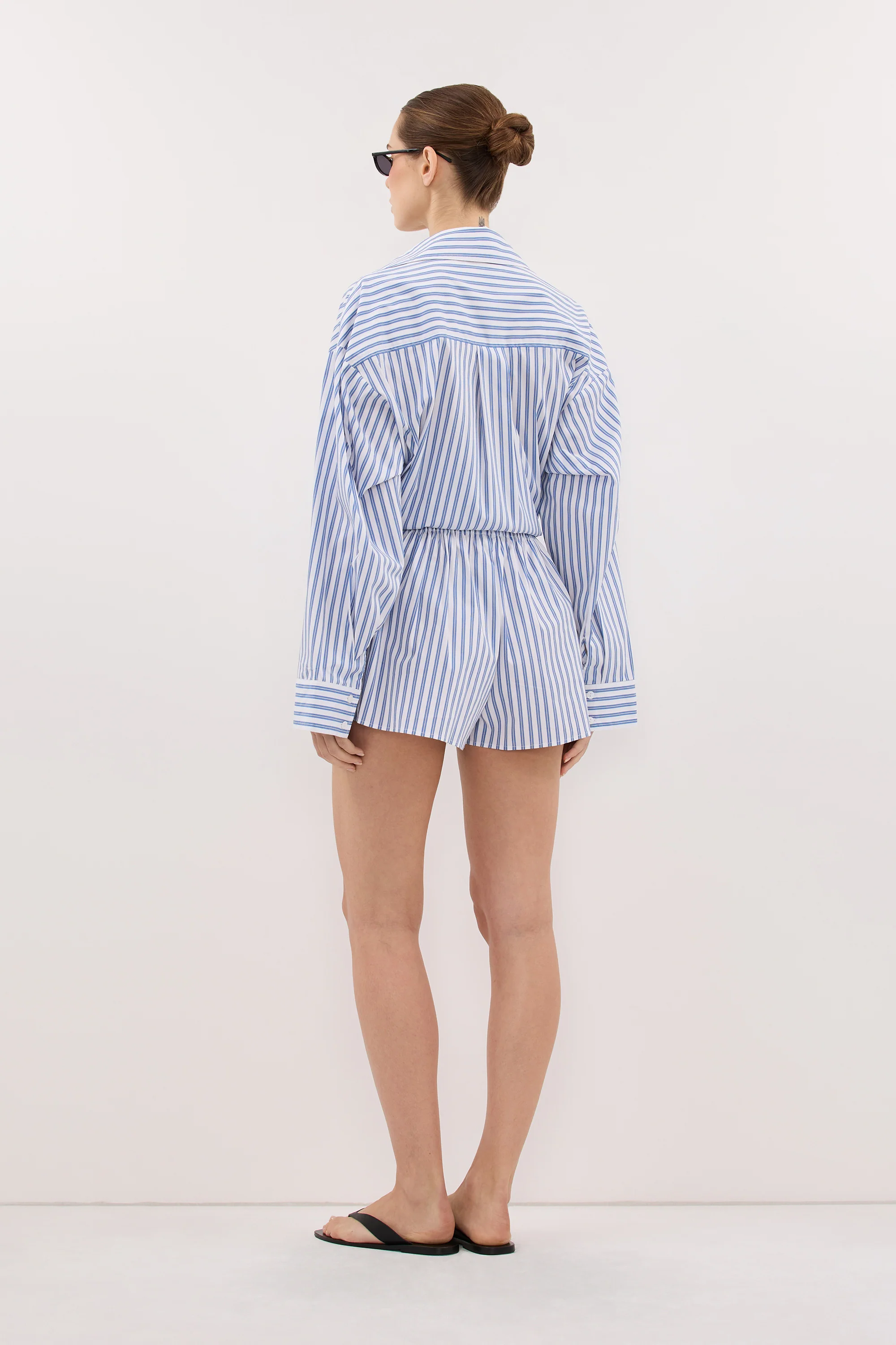 TALISE BLUE STRIPE SHORT - Image 3