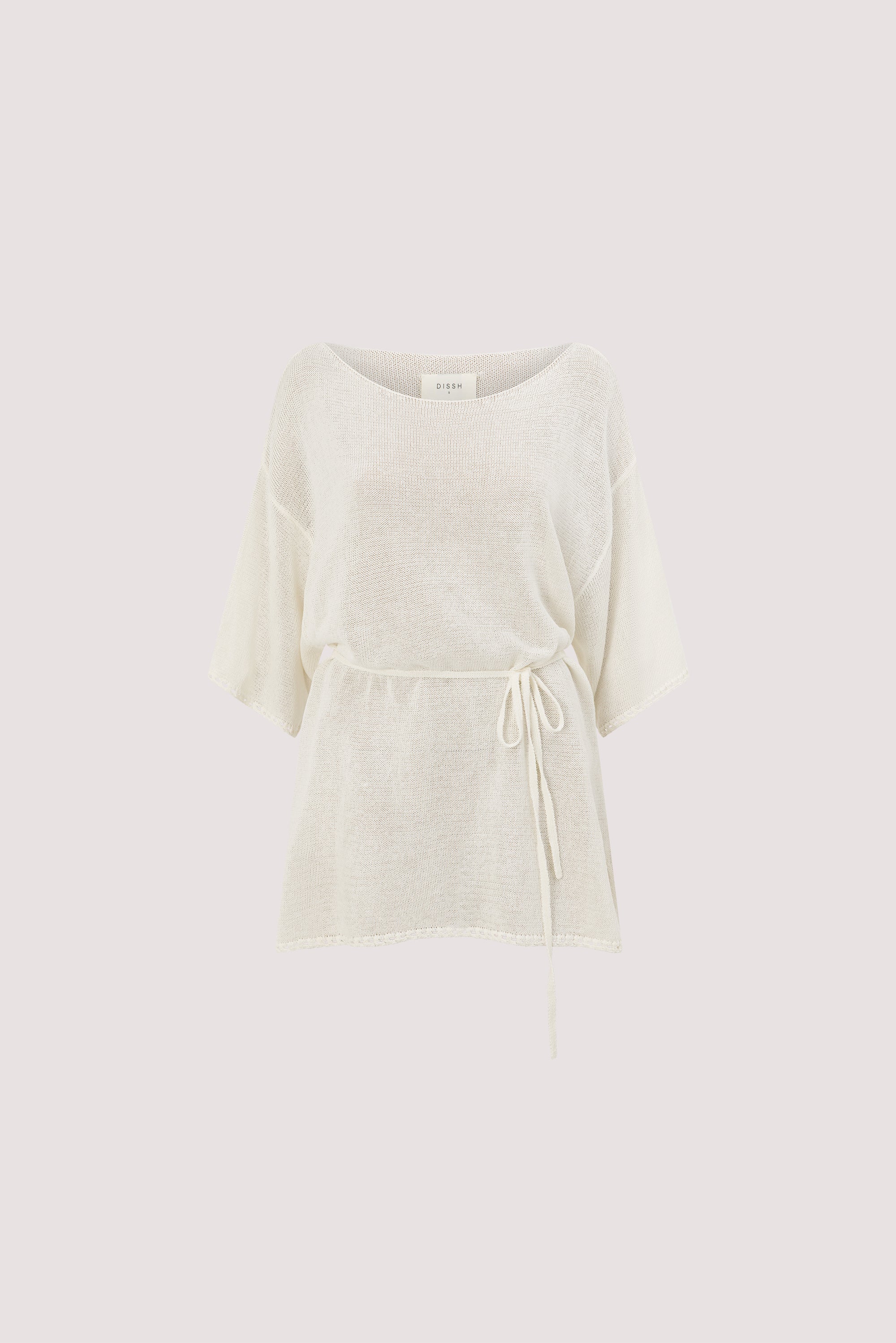 TARI OFF WHITE BOAT NECK TEE - Image 6
