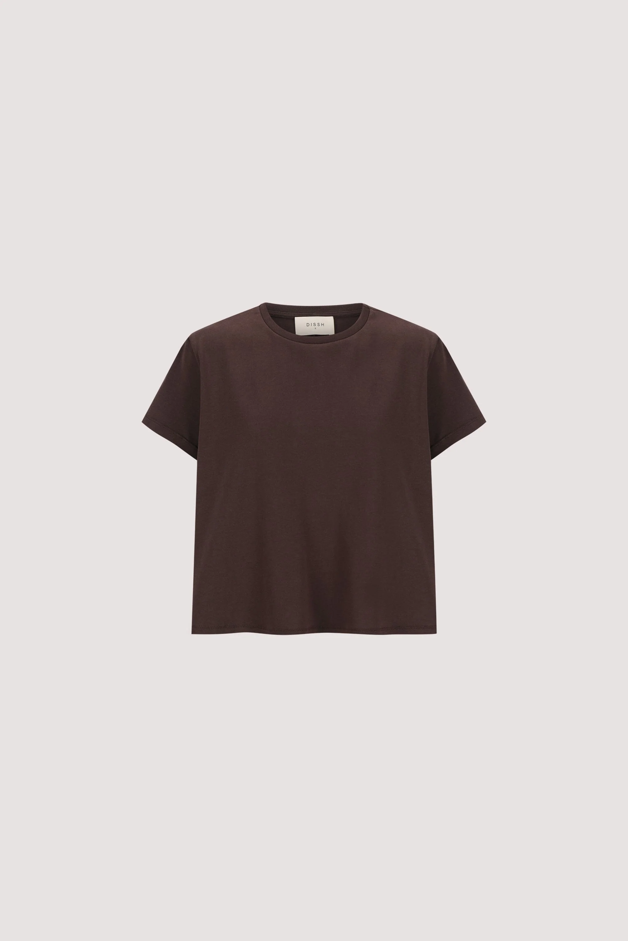 TATUM BITTER CHOC SHORT SLEEVE COTTON TEE - Image 7