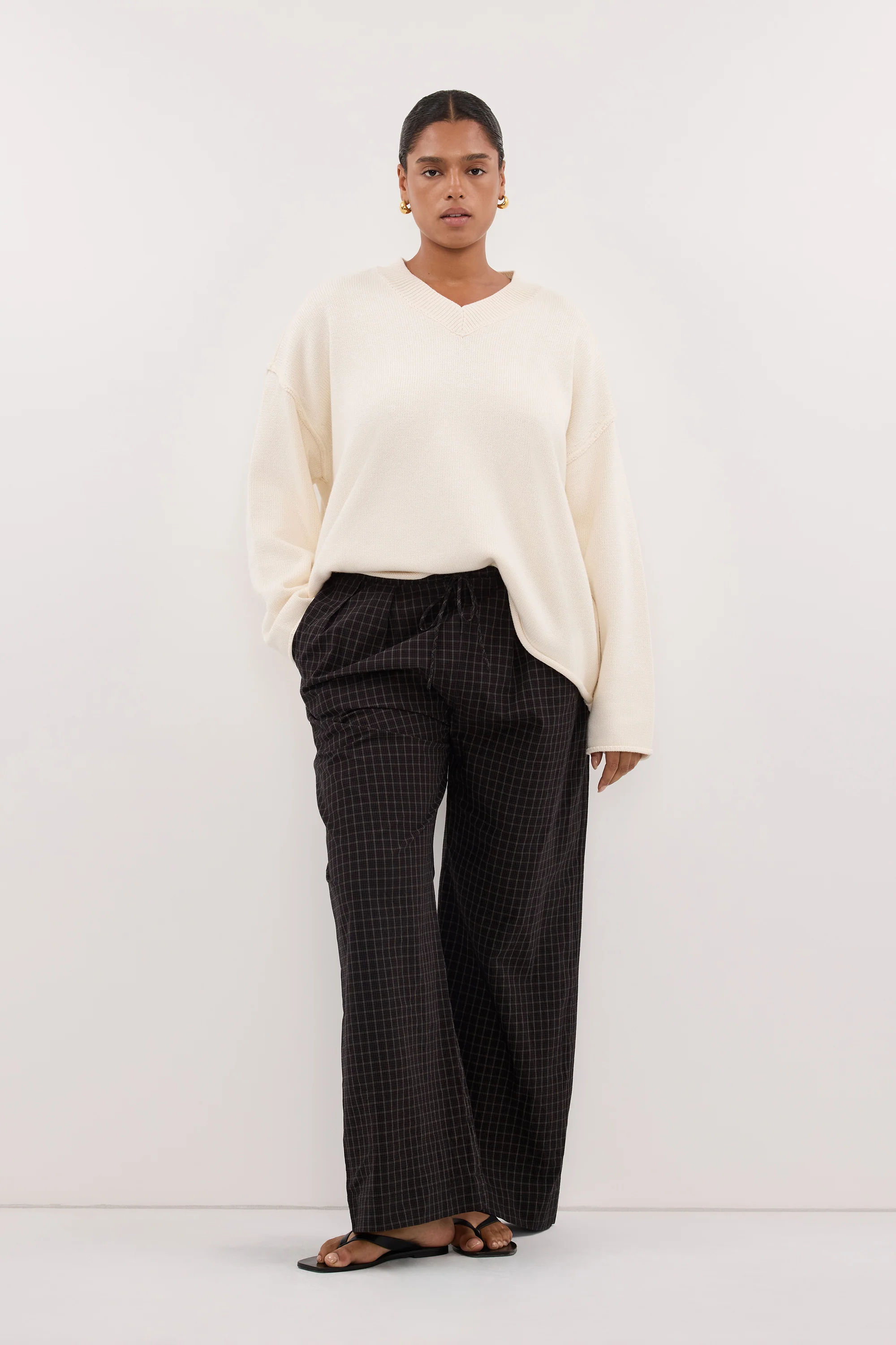 TOVA INK CHECK PANT - Image 5