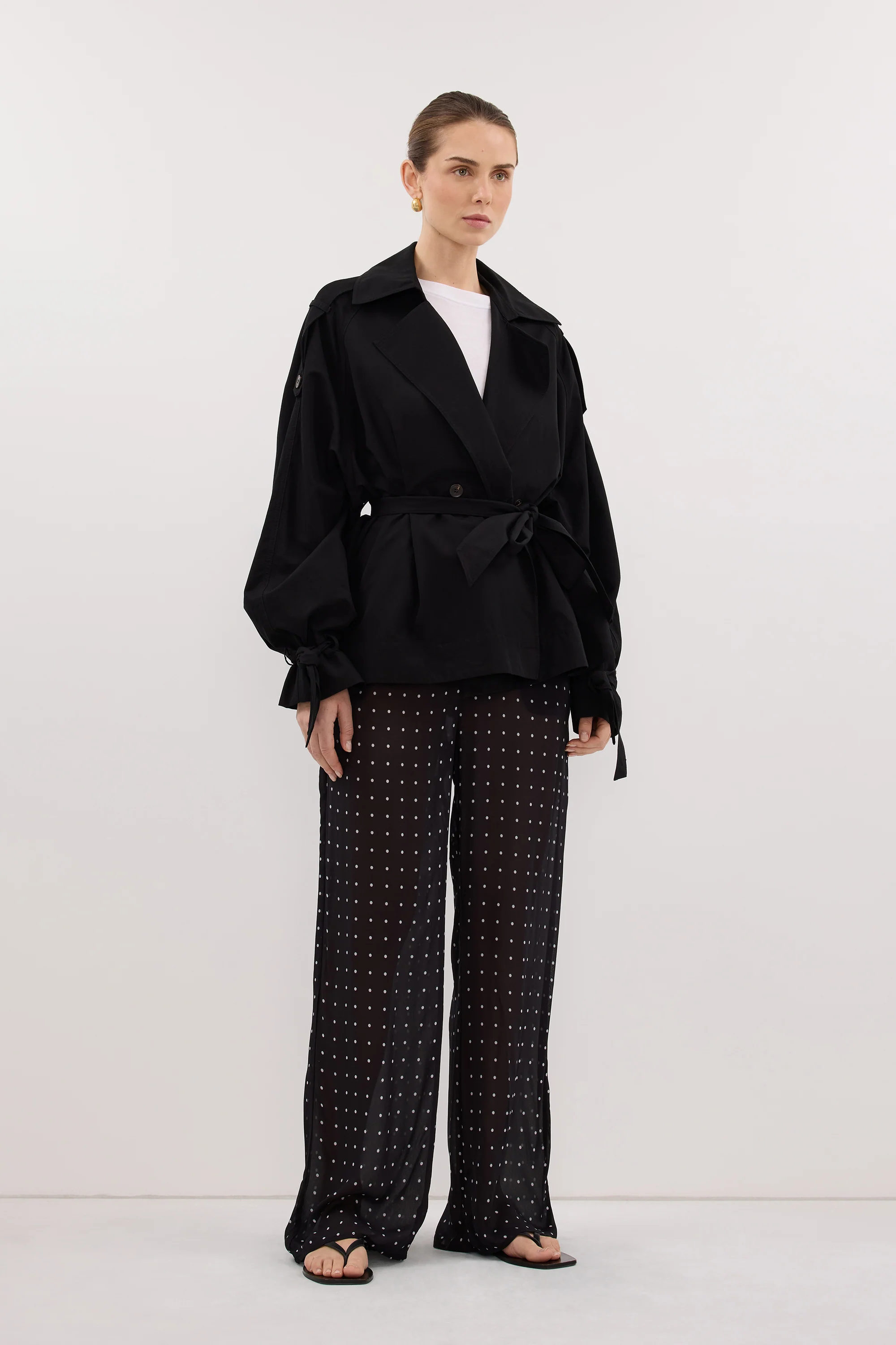 VANESSA BLACK SPOT PANT - Image 3