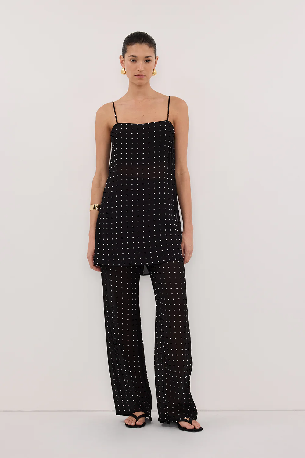 VANESSA BLACK SPOT PANT - Image 6