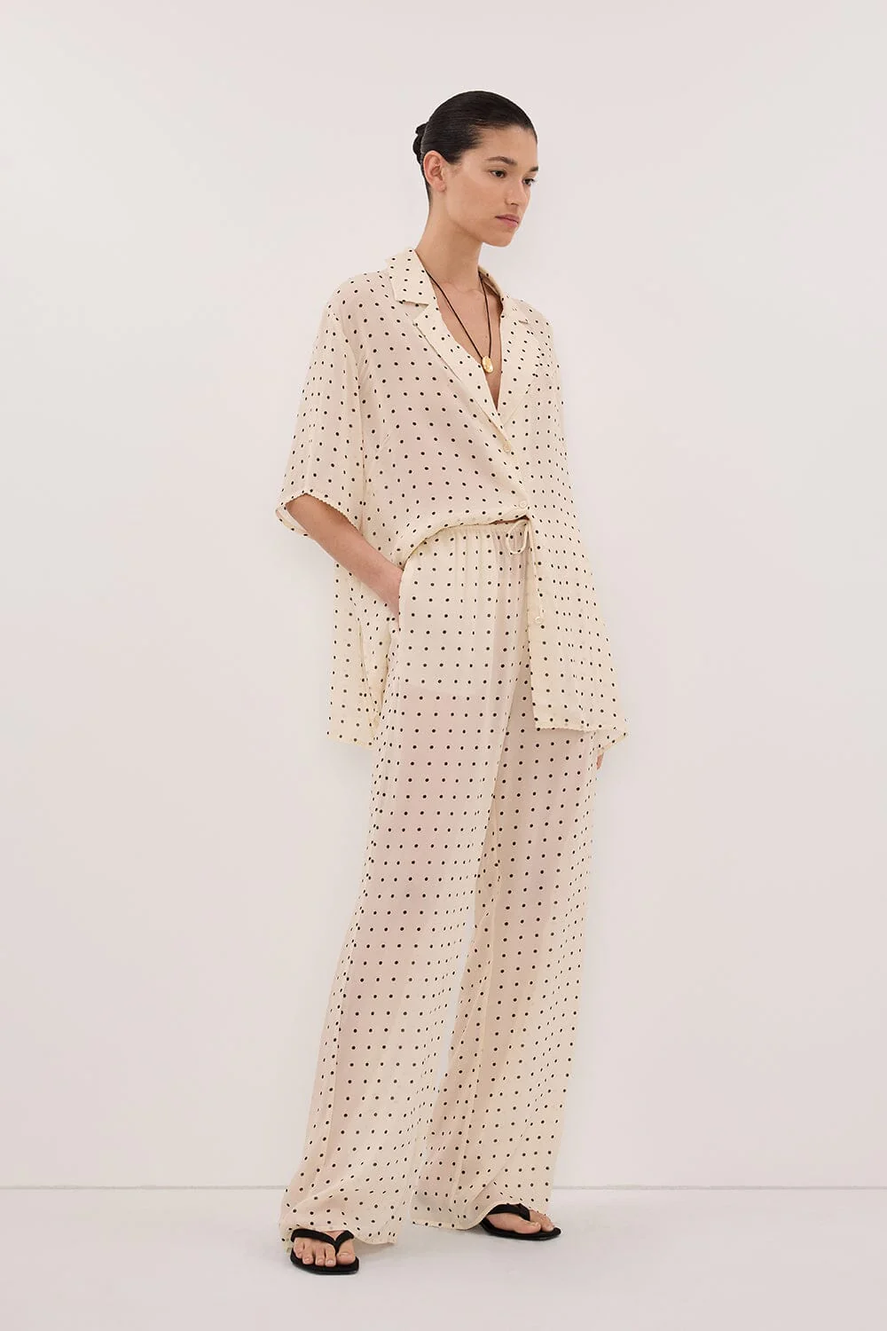 VANESSA SANDSTONE SPOT PANT - Image 3