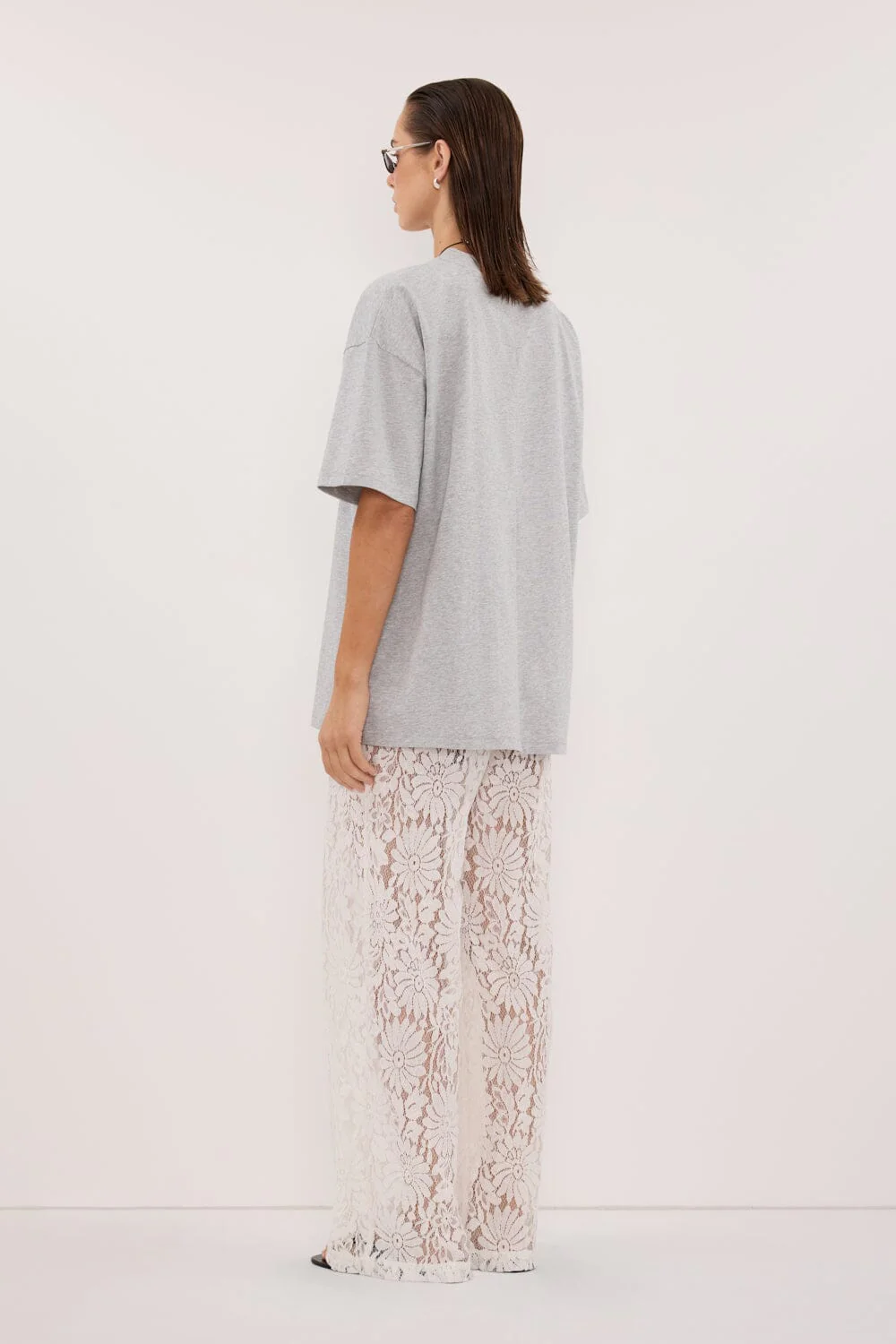 WILMA WHITE LACE PANT - Image 3