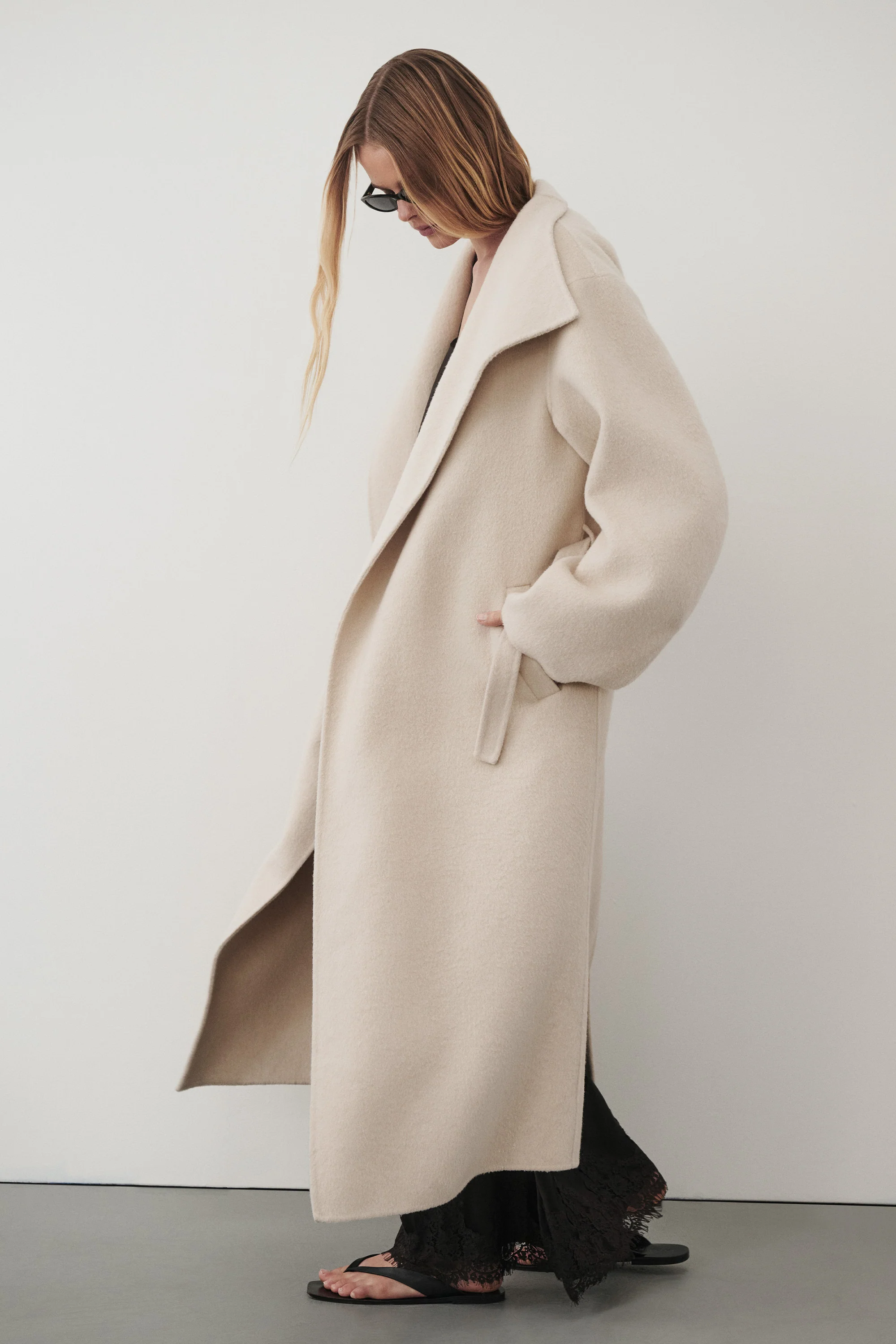 WREN BONE WOOL BLEND COAT - Image 8