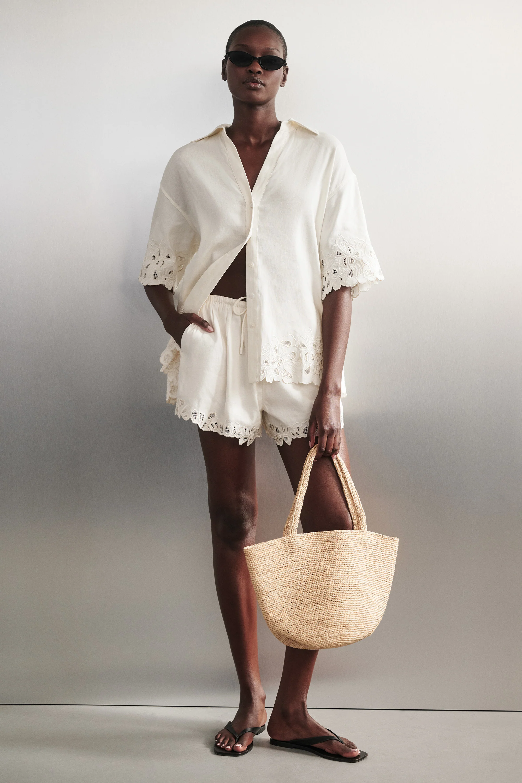 ZARIA OFF WHITE SHIRT - Image 8